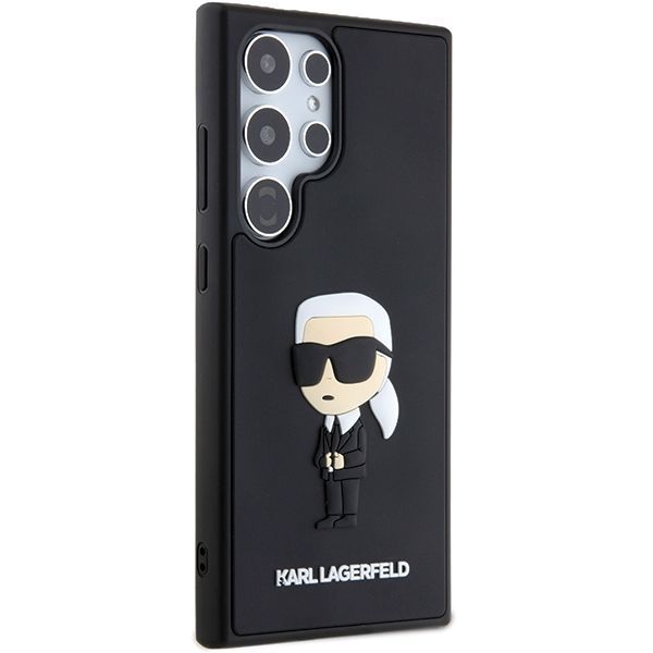 Other Phone Accessory Karl Lagerfeld Karl Lagerfeld 3D Rubber Ikonik Case for Samsung Galaxy S24 Ultra - Black