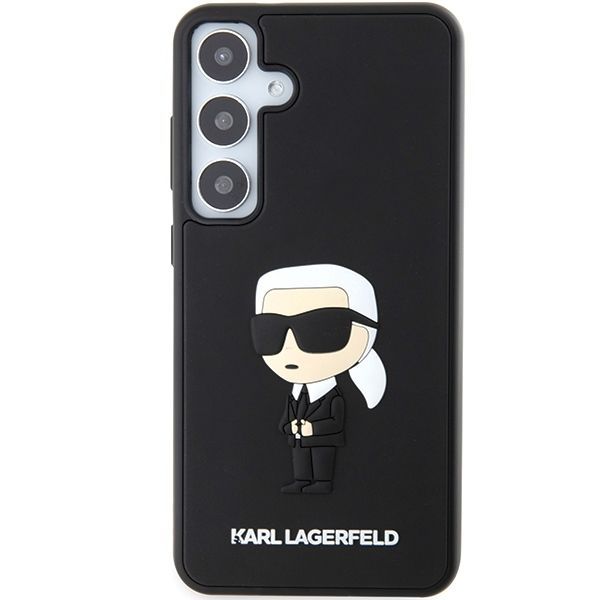 Other Phone Accessory Karl Lagerfeld Karl Lagerfeld 3D Rubber Ikonik case for Samsung Galaxy S24+ - black
