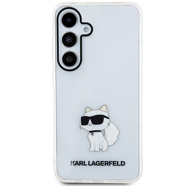 Back panel cover Karl Lagerfeld Karl Lagerfeld KLHCS24MHNCHTCT S24+ S926 transparent hardcase IML Choupette