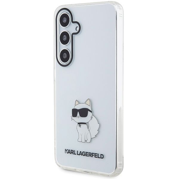 Back panel cover Karl Lagerfeld Karl Lagerfeld KLHCS24MHNCHTCT S24+ S926 transparent hardcase IML Choupette