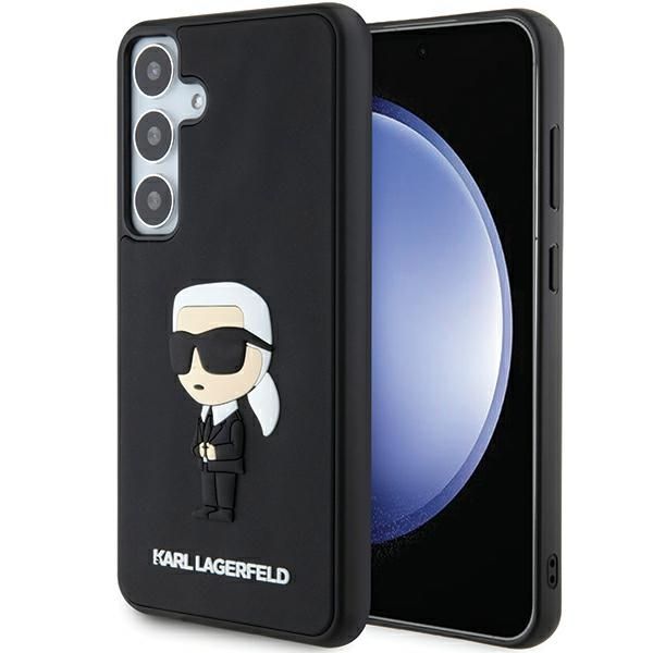 Other Phone Accessory Karl Lagerfeld Karl Lagerfeld 3D Rubber Ikonik case for Samsung Galaxy S24 - black