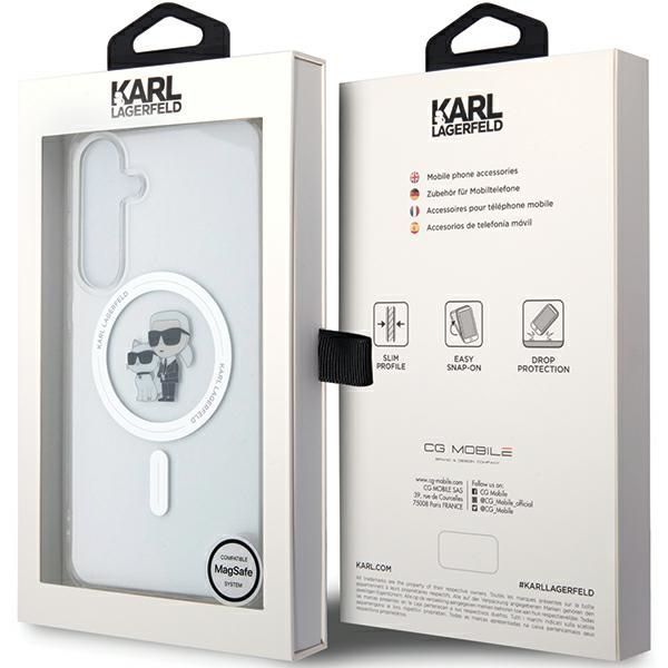 Muu telefoni lisavarustus Karl Lagerfeld Karl Lagerfeld IML Karl&Choupette MagSafe case for Samsung Galaxy S24 - transparent