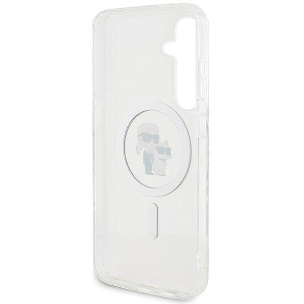 Muu telefoni lisavarustus Karl Lagerfeld Karl Lagerfeld IML Karl&Choupette MagSafe case for Samsung Galaxy S24 - transparent
