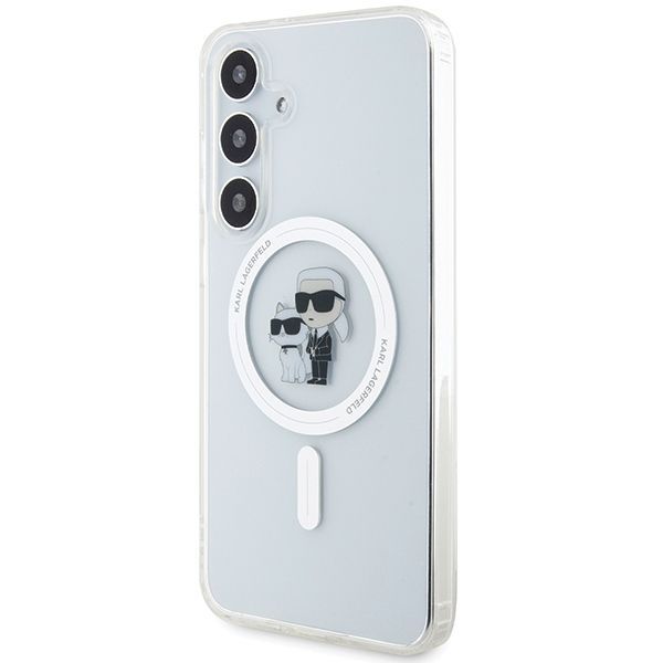 Muu telefoni lisavarustus Karl Lagerfeld Karl Lagerfeld IML Karl&Choupette MagSafe case for Samsung Galaxy S24 - transparent