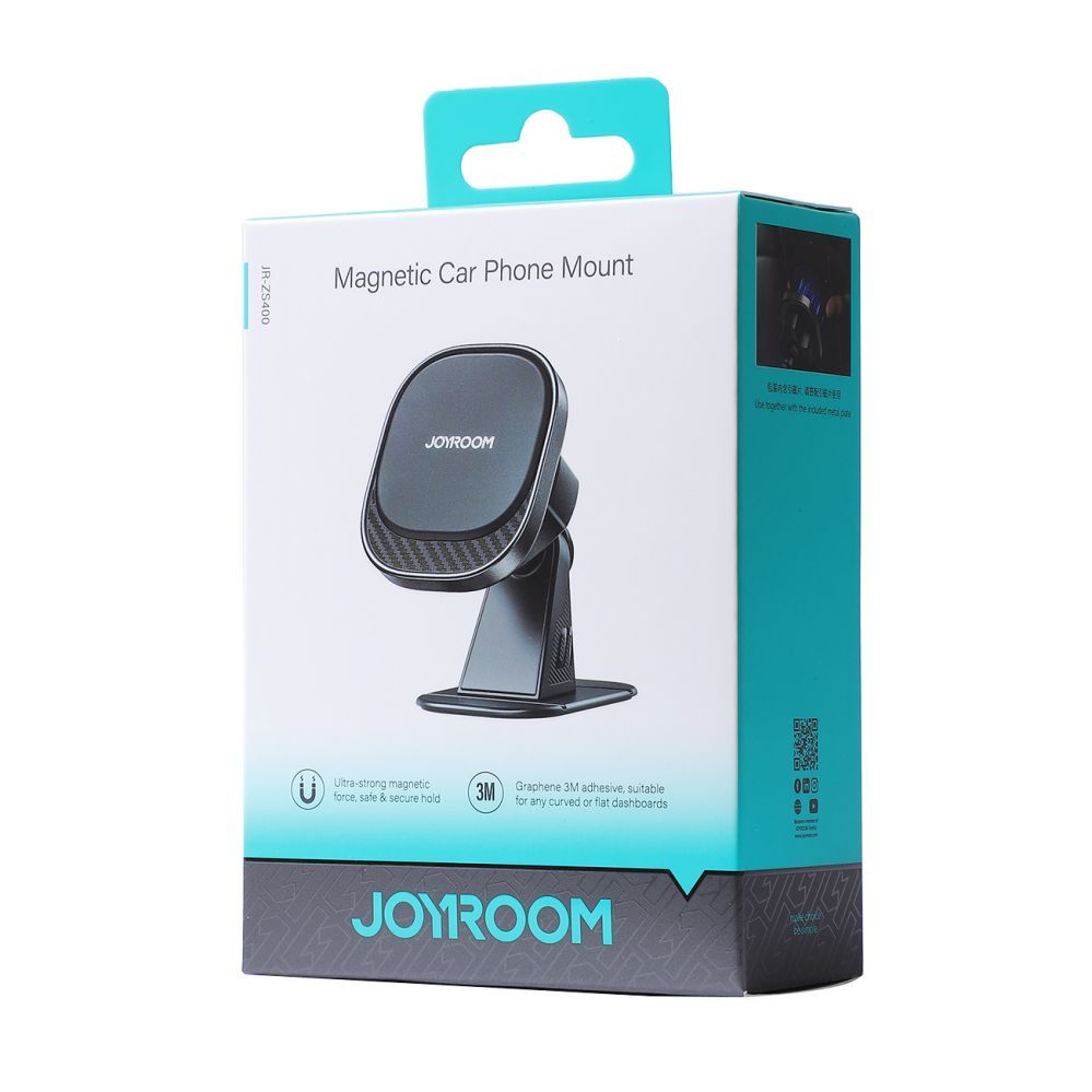 Auto holder Joyroom Joyroom JR-ZS400 magnetic car phone holder on the dashboard - black
