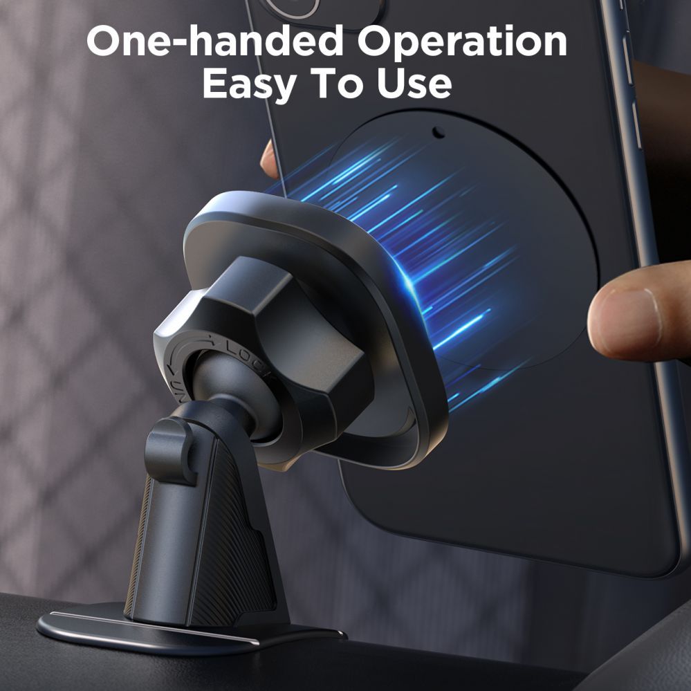 Auto holder Joyroom Joyroom JR-ZS400 magnetic car phone holder on the dashboard - black
