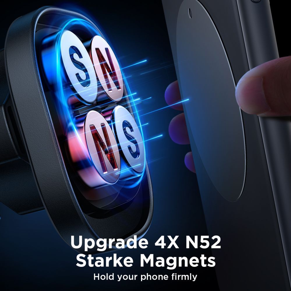 Auto holder Joyroom Joyroom JR-ZS400 magnetic car phone holder on the dashboard - black