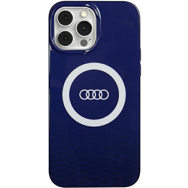 Back panel cover Audi Audi IML Big Logo MagSafe case for iPhone 13 Pro Max - blue