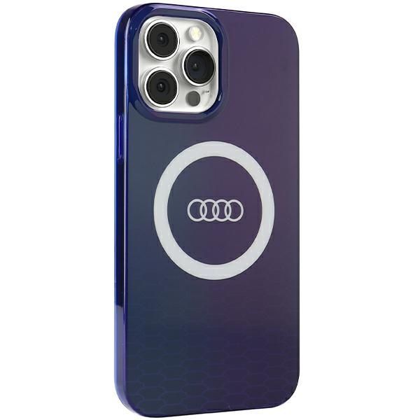 Back panel cover Audi Audi IML Big Logo MagSafe case for iPhone 13 Pro Max - blue