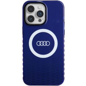 Aizmugurējais vāciņš Audi  Audi IML Big Logo MagSafe case for iPhone 14 Pro Max - blue