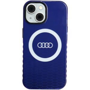 Aizmugurējais vāciņš Audi  Audi IML Big Logo MagSafe case for iPhone 15 / 14 / 13 - blue