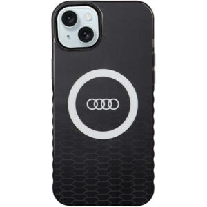 Aizmugurējais vāciņš Audi  Audi IML Big Logo MagSafe case for iPhone 15 Plus / 14 Plus - black