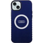 Чехол на заднюю панель Audi  Audi IML Big Logo MagSafe case for iPhone 15 Plus / 14 Plus - blue 