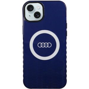 Aizmugurējais vāciņš Audi  Audi IML Big Logo MagSafe case for iPhone 15 Plus / 14 Plus - blue