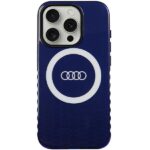 Чехол на заднюю панель Audi  Audi IML Big Logo MagSafe case for iPhone 15 Pro - blue 