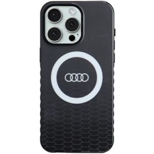 Aizmugurējais vāciņš Audi  Audi IML Big Logo MagSafe case for iPhone 15 Pro Max - black