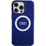 Aizmugurējais vāciņš Audi  Audi IML Big Logo MagSafe case for iPhone 15 Pro Max - blue