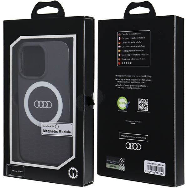 Back panel cover Audi Audi IML Big Logo MagSafe case for iPhone 13 Pro / 13 - black
