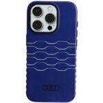 Back panel cover Audi  Audi IML MagSafe case for iPhone 15 Pro - blue
