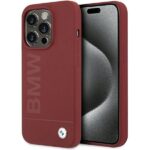Back panel cover BMW  BMW Silicone Big Logo MagSafe case for iPhone 15 Pro - red 