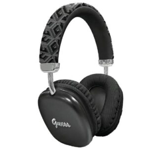 Aizmugurējais vāciņš Guess  Guess GCube Metallic Script Logo Bluetooth on-ear headphones - black