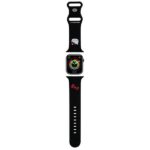 Чехол на заднюю панель Hello Kitty  Hello Kitty Silicone Kitty Head Strap for Apple Watch 42/44/45/49mm - Black 