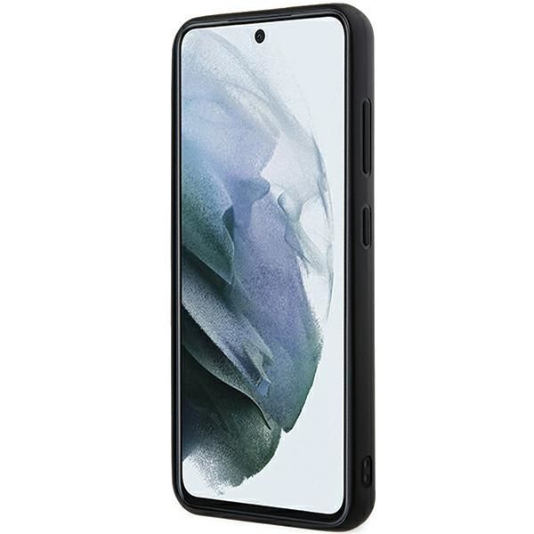 Back panel cover Karl Lagerfeld Karl Lagerfeld 3D Rubber Glitter Logo case for Samsung Galaxy S23+ - black