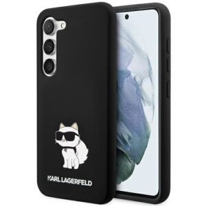 Nugarėlės dėklai Karl Lagerfeld  Karl Lagerfeld Silicone Choupette case for Samsung Galaxy S24+ - black 