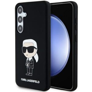 Nugarėlės dėklai Karl Lagerfeld  Karl Lagerfeld Silicone Ikonik case for Samsung Galaxy S24+ - black 