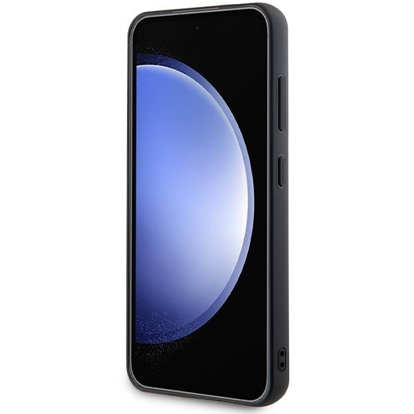 Aizmugurējais vāciņš Karl Lagerfeld Karl Lagerfeld Rhinestone Metal Logo case for Samsung Galaxy S24 - black