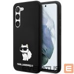 Back panel cover Karl Lagerfeld  Karl Lagerfeld Silicone Choupette case for Samsung Galaxy S24 - black 
