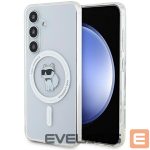 Back panel cover Karl Lagerfeld  Karl Lagerfeld IML Choupette MagSafe case for Samsung Galaxy S24 - transparent 