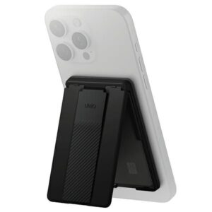 Nugarėlės dėklai UNIQ  Uniq Heldro ID magnetic wallet with support and band - black 