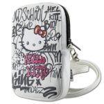 Nugarėlės dėklai Hello Kitty  Hello Kitty Graffiti Kitty Head bag - white 