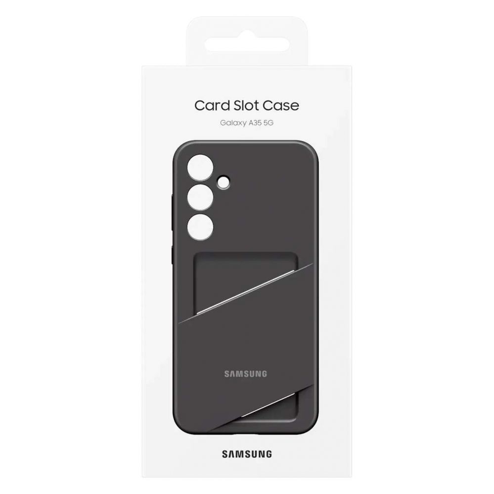 Muu telefoni lisavarustus Samsung Samsung Card Slot Case EF-OA356TBEGWW with card slot for Samsung Galaxy A35 - black