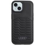 Muu telefoni lisavarustus Audi  Audi Synthetic Leather Case with MagSafe for iPhone 15 Plus / 14 Plus - Black