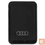 Muu telefoni lisavarustus Audi  Audi Synthetic Leather magnetic wallet compatible with MagSafe - black