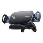 Auto holder Baseus  Baseus LightChaser BS-CM029 car holder with triple coil inductive charger - black 