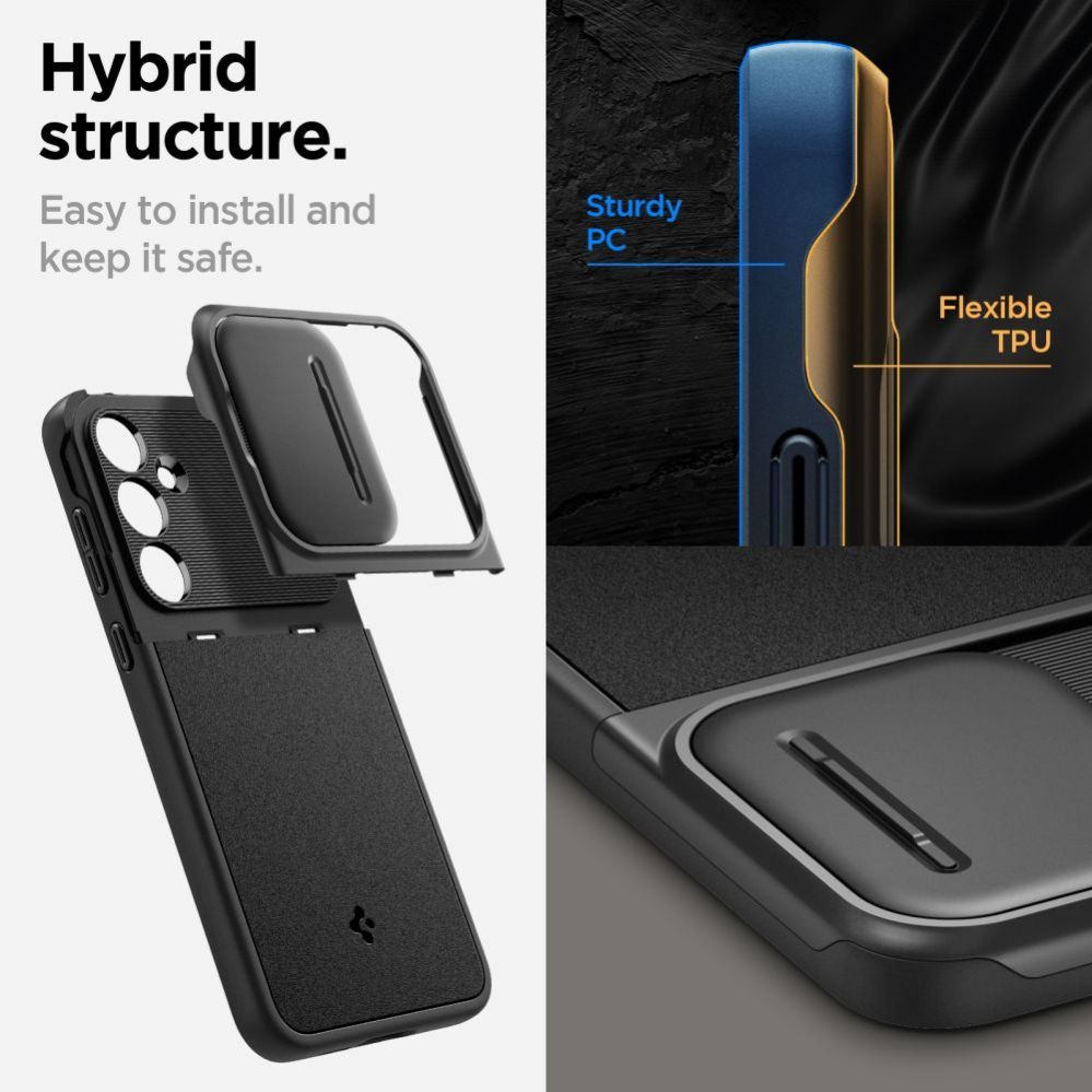 Back panel cover Spigen Black
