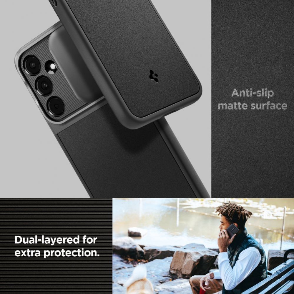 Back panel cover Spigen Black