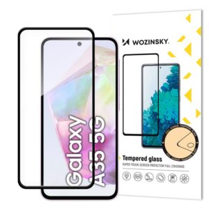 Kaitseklaasid Wozinsky - Wozinsky Full Glue Tempered Glass for Samsung Galaxy A35 with black frame 