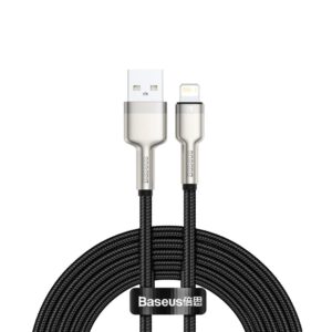 Cable Baseus  Baseus Cafule Series Metal Data USB-A / Lightning 2.4A cable 1m - black 