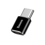 Kabelis Baseus  Baseus Mini Micro USB to USB-C adapter - black 
