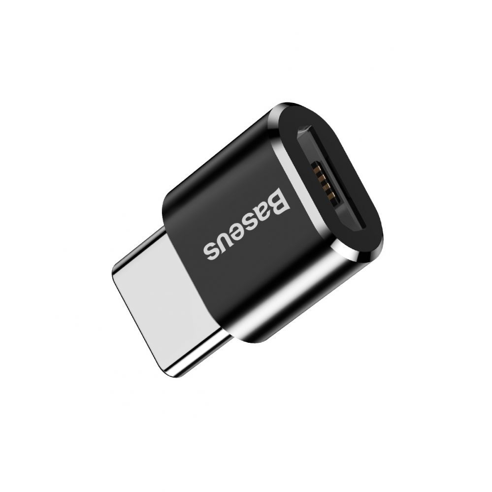 Kabelis Baseus Baseus Mini Micro USB to USB-C adapter - black