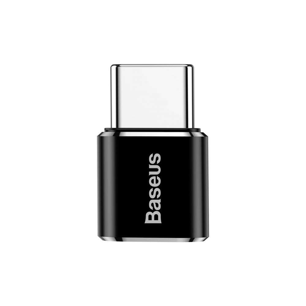 Kabelis Baseus Baseus Mini Micro USB to USB-C adapter - black
