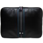 Cits mobilo telefonu aksesuārs BMW  BMW Carbon & Blue Stripe sleeve for a 14" laptop - black 