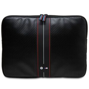 Cits mobilo telefonu aksesuārs BMW  BMW Carbon & Red Stripe sleeve for a 16" laptop - black 