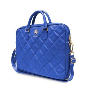 Cits mobilo telefonu aksesuārs Guess  Guess Quilted 4G bag for a 16" laptop - blue