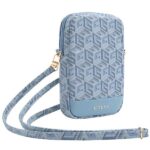 Other Phone Accessory Guess  Guess Zip GCube Bottom Stripe phone bag - blue 