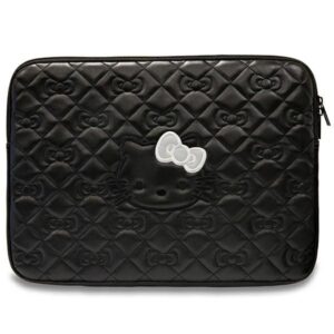 Muu telefoni lisavarustus Hello Kitty  Hello Kitty Zip PU Quilted Bows case for a 14" laptop - black 